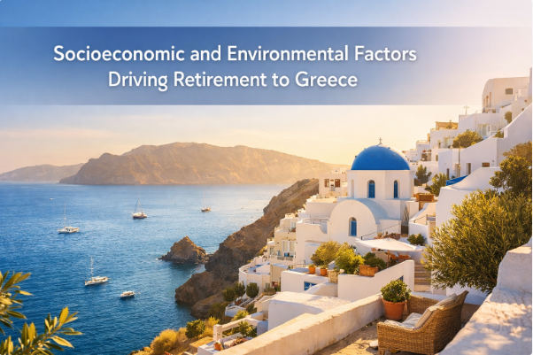 Socioeconomic and Environmental Factors Driving Retirement to Greece
